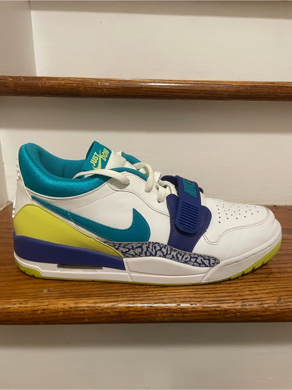 Just Don x Air Jordan Jordan Legacy 312 Low 'Neon Aquamarine Mens Size 11